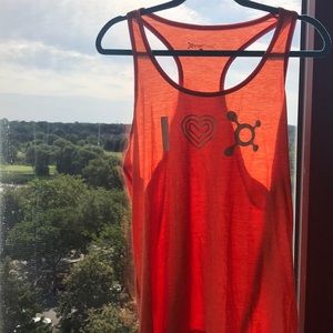 I Love Orange Theory racerback